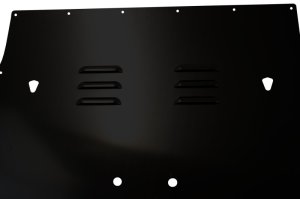 Jeep Wrangler Unlimited Hood Louver - Fishbone Offroad - Black - `07-`18